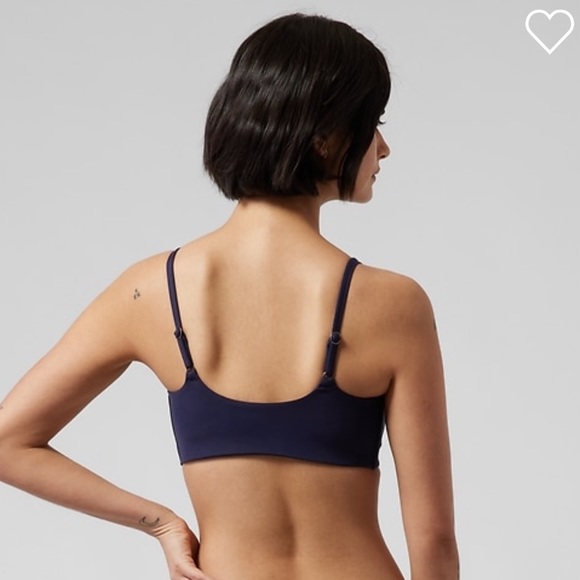 💙 Athleta Scoop Bikini Top D-DD // dress blue #530951 - Picture 2 of 7